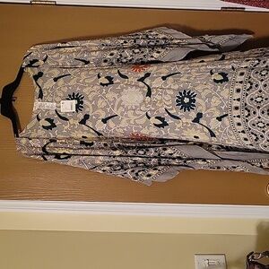 Floral Patterned Women's Kaftan